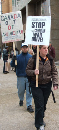 EMERGENCY PICKET AGAINST CANADIAN OCCUPATION OF AFGHANISTAN!